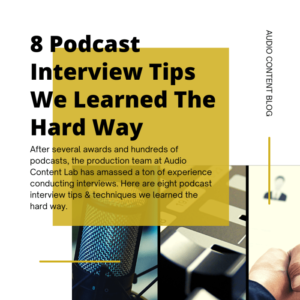 Interview tips for podcast hosts